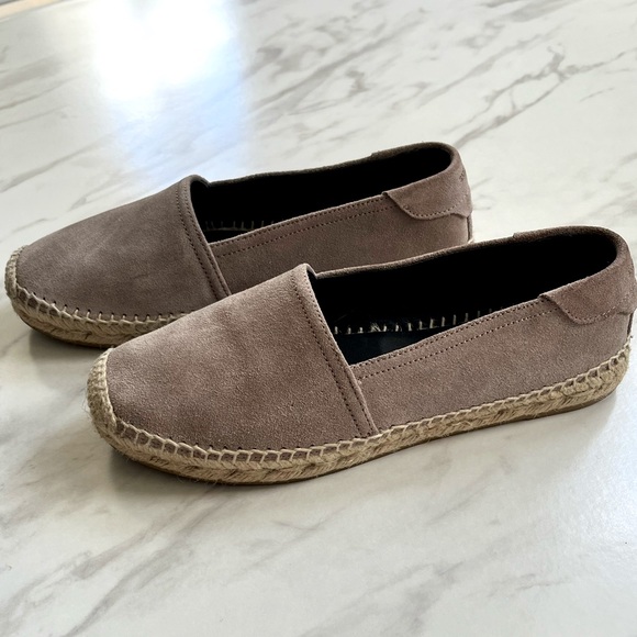 Saint Laurent Suede Raffia Espadrilles - Picture 4 of 8